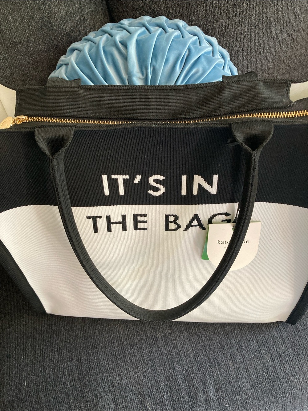 kate spade Black and White 'It's In The Bag' Tote - Picture 4 of 5